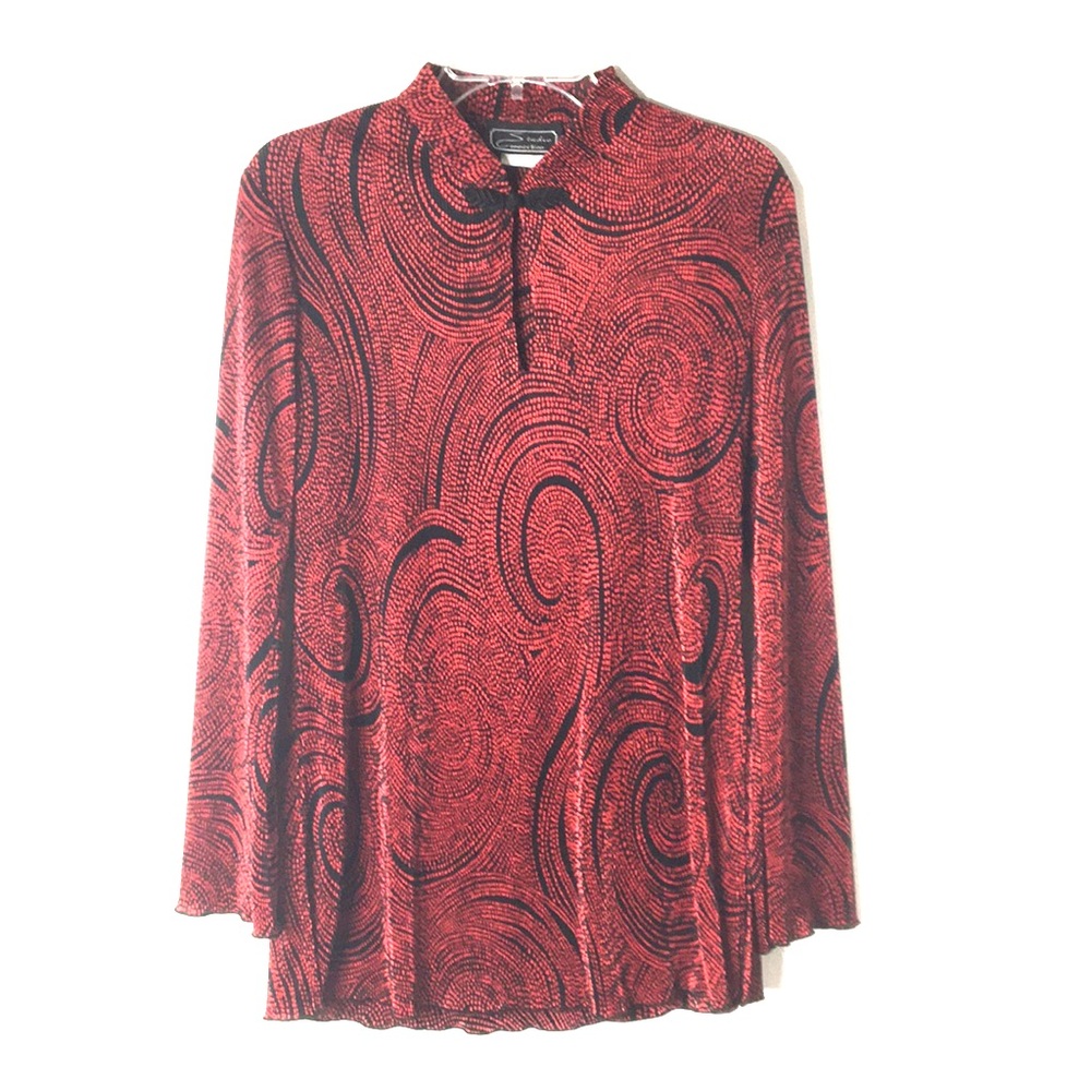 Vintage Studio Connection Tunic Sz 12 Crinkle *Q